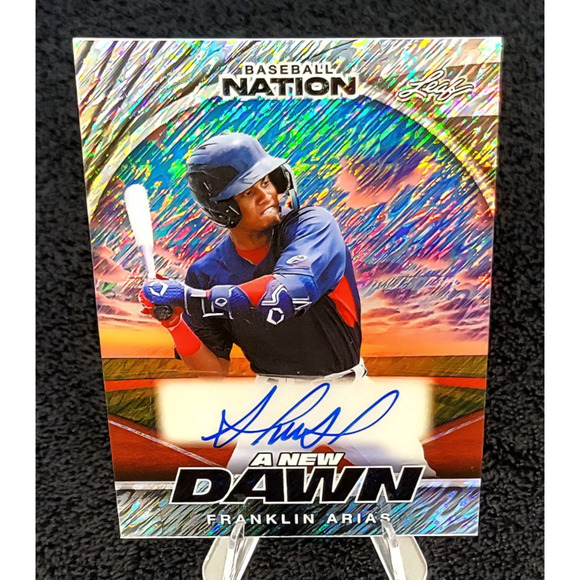 2025 Franklin Arias 10/15 A New Dawn Auto Boston Red Sox Top Prospect - Picture 1 of 3